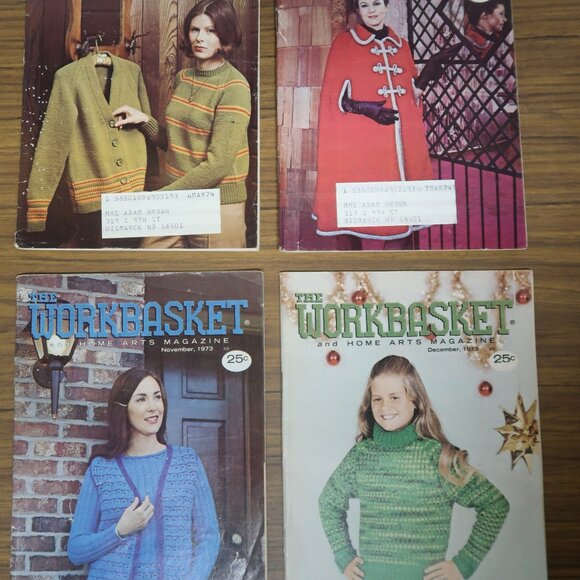 Lot of 12 Workbasket and Home Arts Magazines from 1973 - Picture 4 of 5